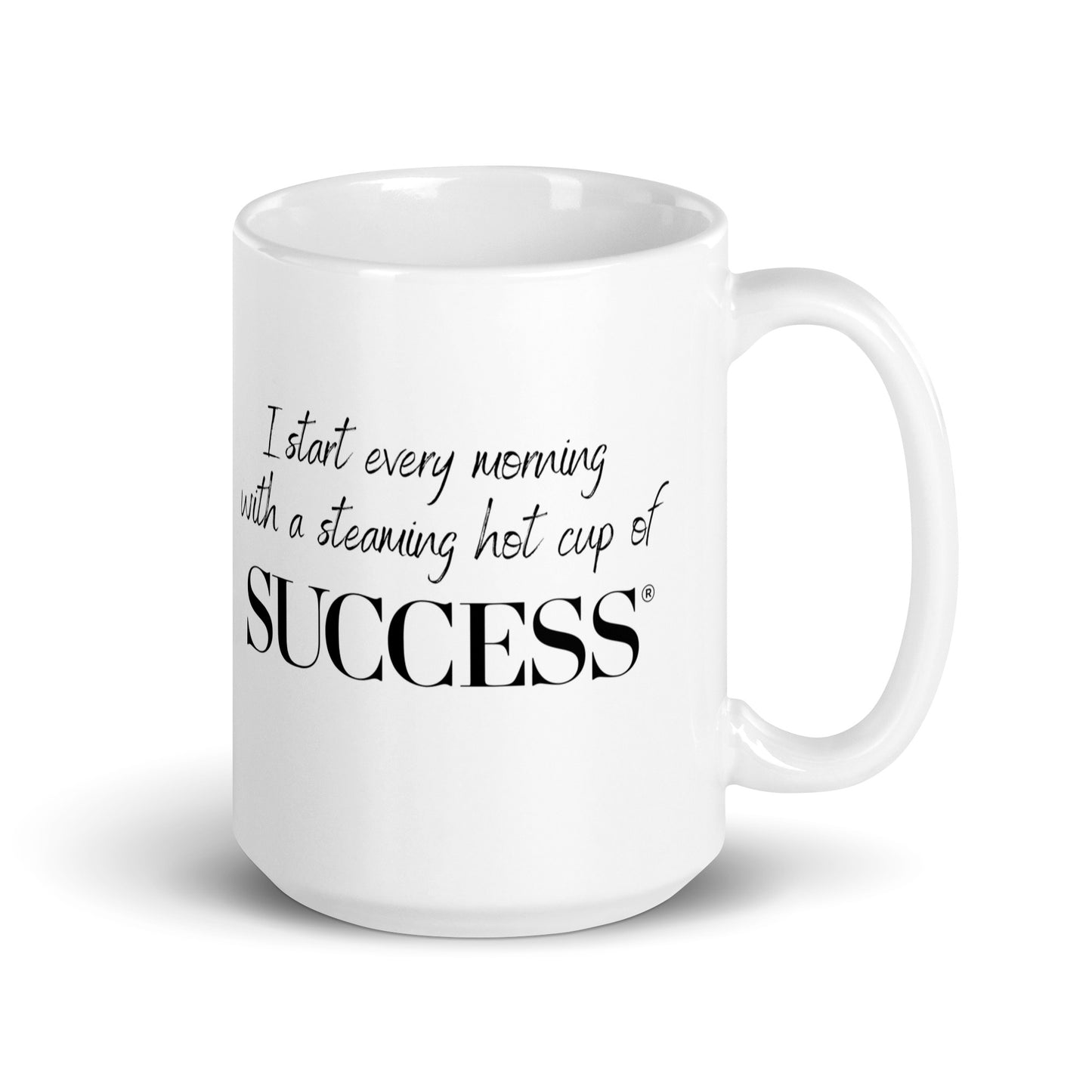 SUCCESS-logo 15-oz. white glossy mug